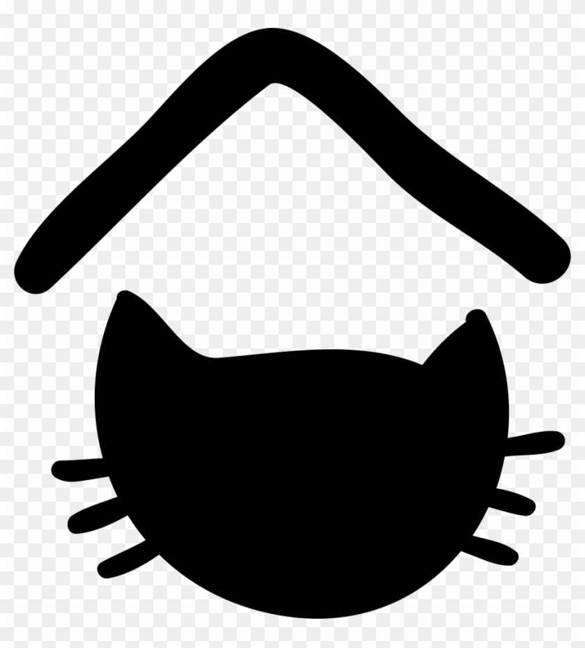 Pet Hotel Sign With Cat Head Silhouette Comments - Cat #265364