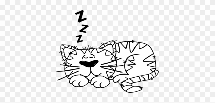 Coloring Trend Thumbnail Size Cute Cat Sleeping Cartoon - Cartoon Cat #265367