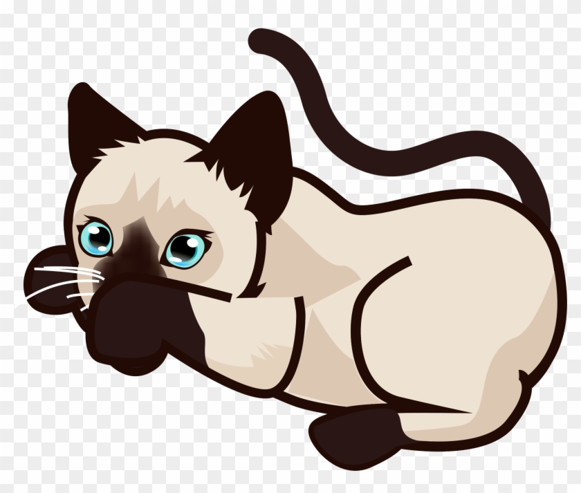 Open - Siamese Cat Clipart #265399