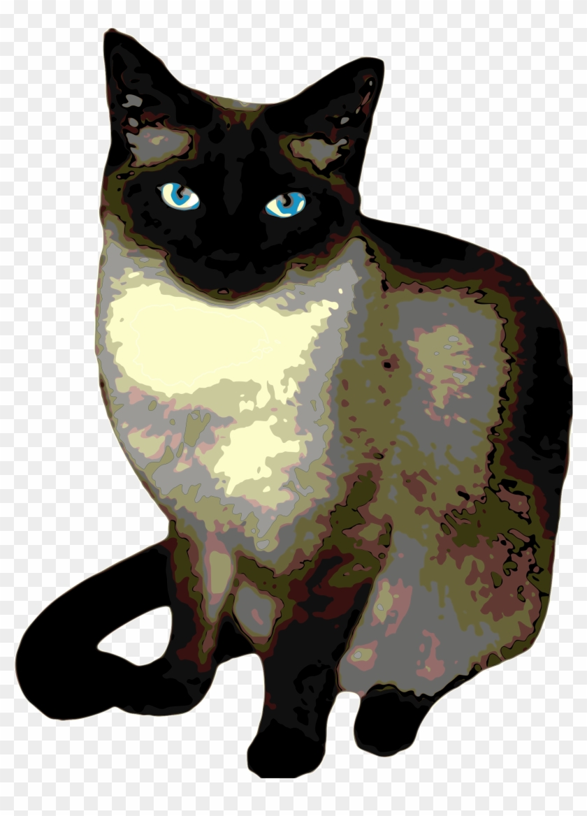 182 × 240 Pixels - Siamese Cat Transparent Clipart #265438