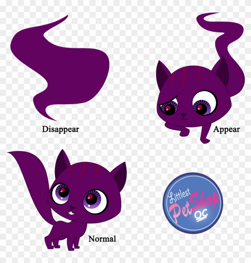 Lps Oc The Cheshire Cat By Motoneko On Deviantart Littlest - Cartoon Lps Cat #265450