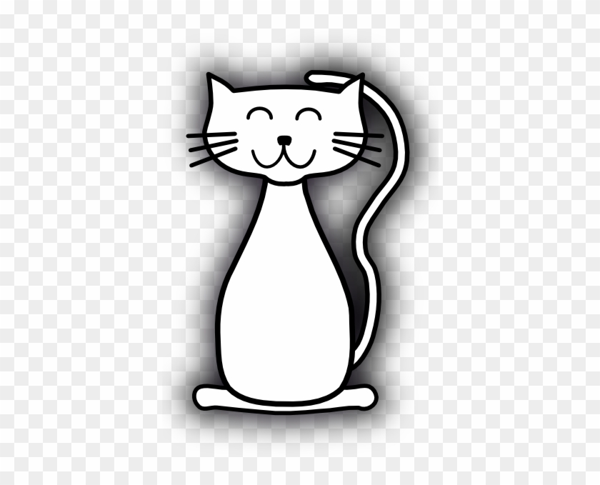 White Cat Clip Art At Clker - Cat #265470