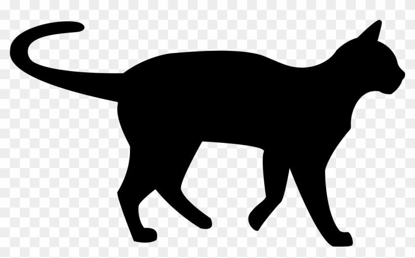 Black Cat Clipart Transparent - Cat Silhouette Transparent Background -  Free Transparent PNG Clipart Images Download