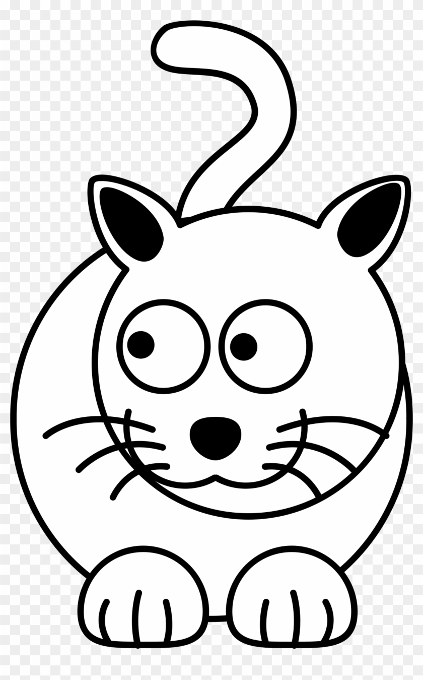 Big Image - Black And White Cartoon Cats #265480