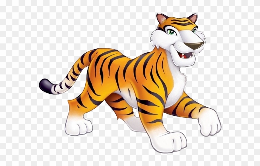 Tiger Cartoon Images - Cutout Props Jungle Animals #265597