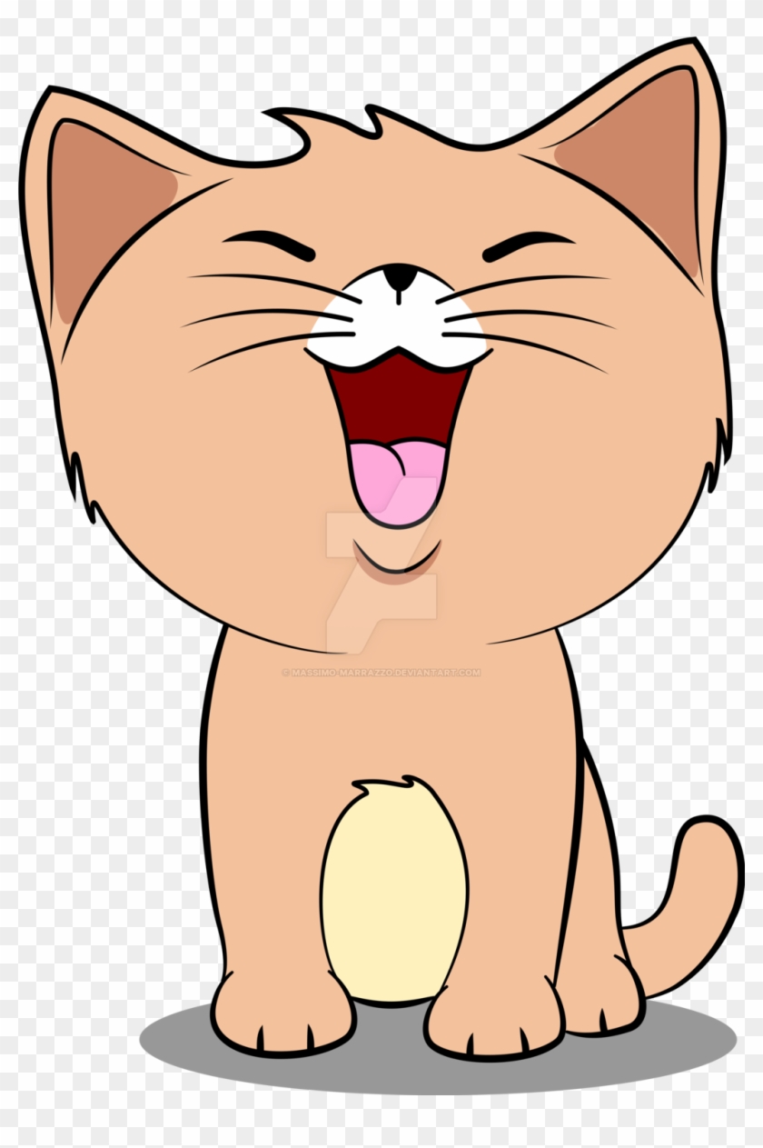 Kawaii Cat By Massimo-marrazzo - Kawaii Cartoon Cat Png #265611