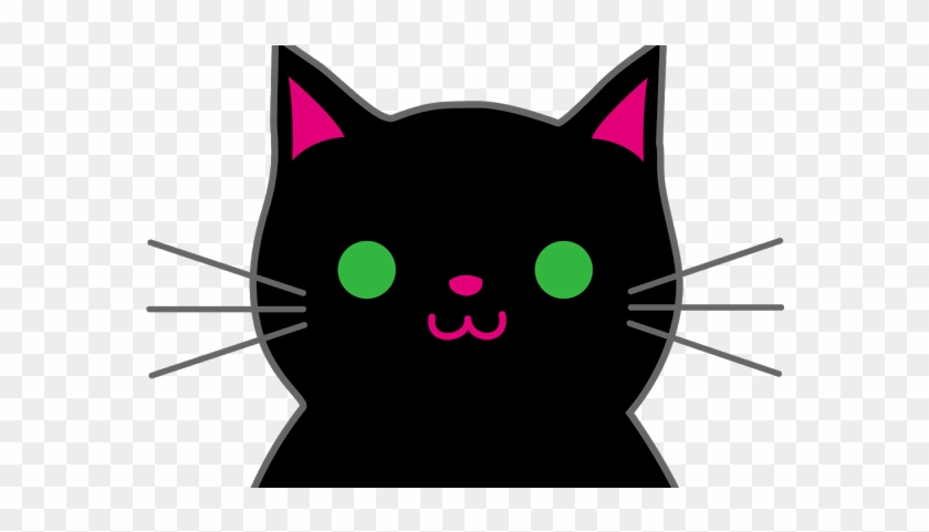 Cute Cat Clipart Black - Kittens Clipart #265640