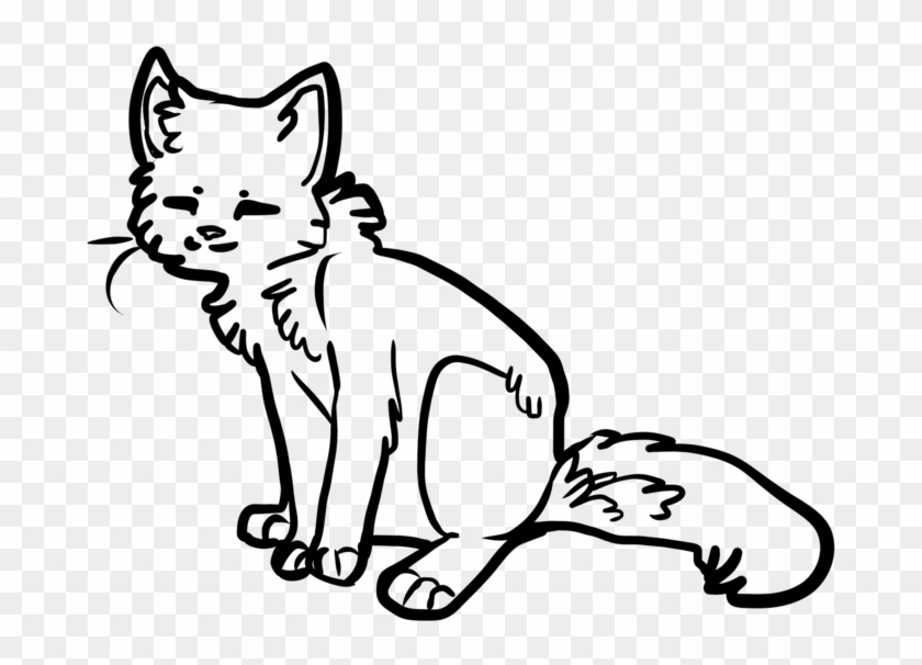 Cheap Cat Lineart Commish By Whimsy11 On Clipart Library - Cat Yawns #265654