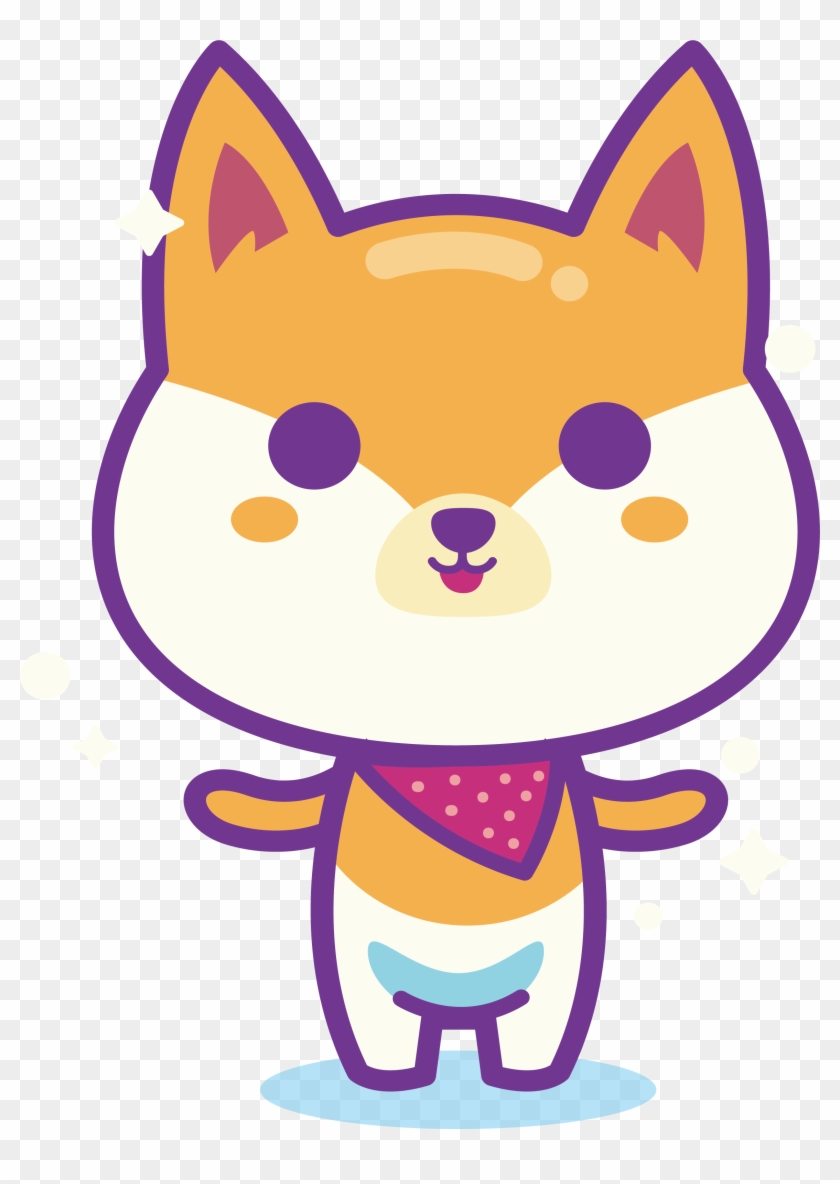 Shiba Inu Puppy Whiskers Cartoon Clip Art - Cute Dog Cartoon Png #265676