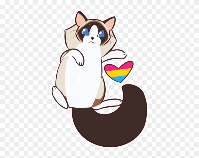 Whiskers Kitten Domestic Short-haired Cat Clip Art - Pansexuality #265694