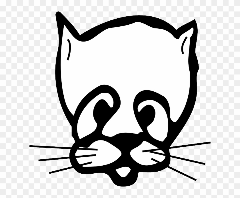 Drooping Cat, Drawing, Face, Art, Sad, Whiskers, Drooping - Cat #265711