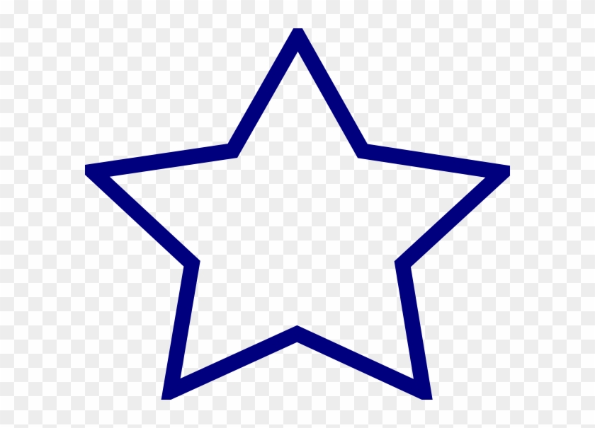 Blue Star Svg Clip Arts 600 X 525 Px - Star Icons Png #265867