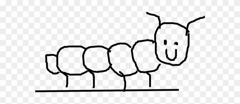 Caterpillar Clip Art - Clip Art Caterpillar Black And White #265880