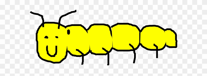 Yellow Caterpillar Clip Art - Yellow Caterpillar Clipart #265995