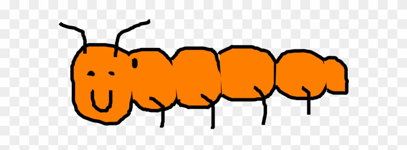 Caterpillar Clipart Orange - Orange Caterpillar Clipart #266026