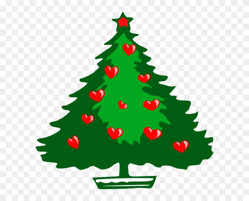 Christmas Heart Clipart - Christmas Tree Images Free Download #266031