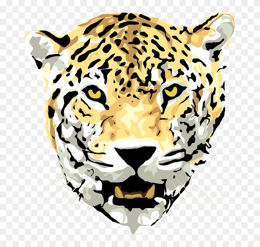 Jaguar Clipart Fierce - Leopard Clipart Png #266039