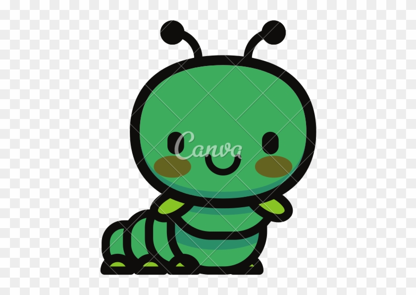 Caterpillar Cartoon - Vector Graphics #266042