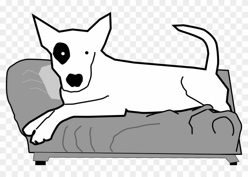 Dog On The Sofa Clipart #266077