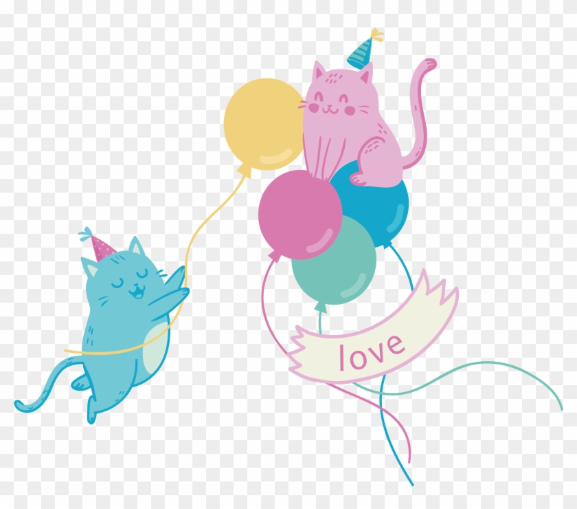 Cat Kitten Birthday Illustration - Birthday #266098