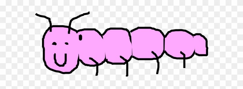 Caterpillar Clipart Purple - Pink Caterpillar #266117