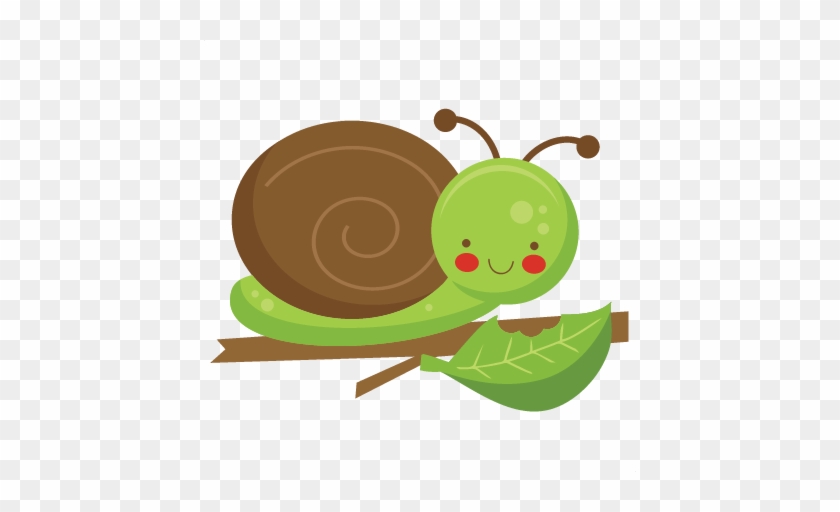 Snail Clipart Silhouette - Clip Art Snail On Leaf #266129