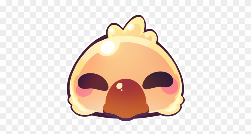 Chocolate Rebel 33 3 Fat Chocobo Emoji By Chocolate - Final Fantasy Emoji #266132