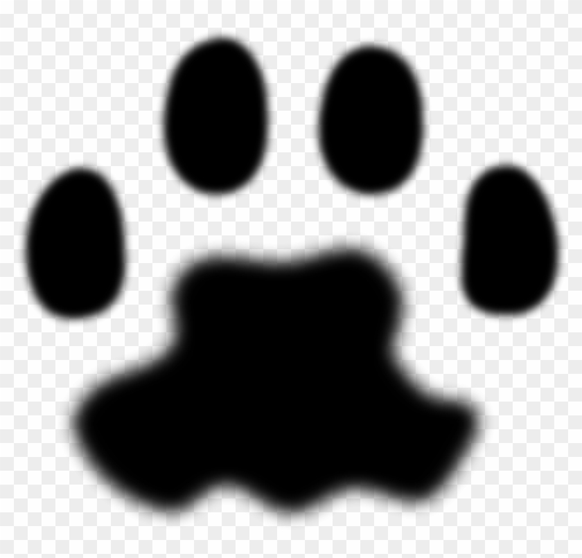 Free Fuzzy Cat Paw Print - Free Paw Logo Vector #266216