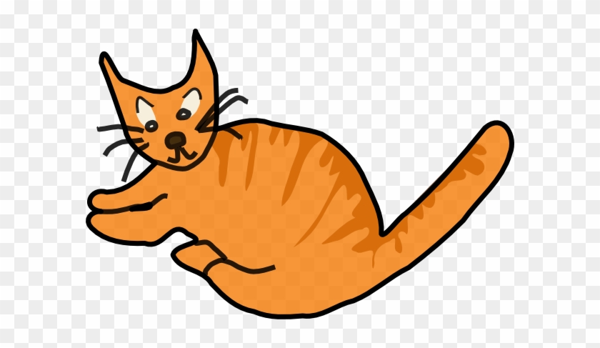 Brown Cat Clip Art - Brown Cat Clip Art #266257