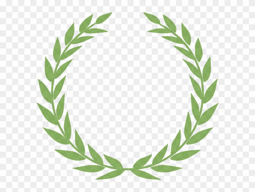 This Free Clip Arts Design Of Laurel Crown Green - Branch With Leaves Vector Png #266295