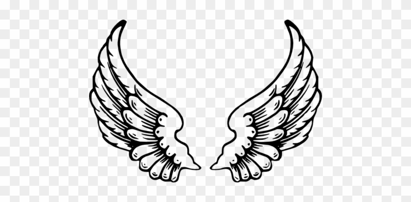 Angel Basic Shape Coloring Wings Clip Art At Vector - Angel Wings Cut Out #266310