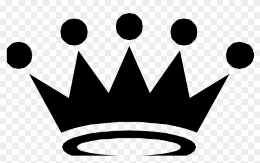 Best Free Crown Png Image - Black And White Crown #266325