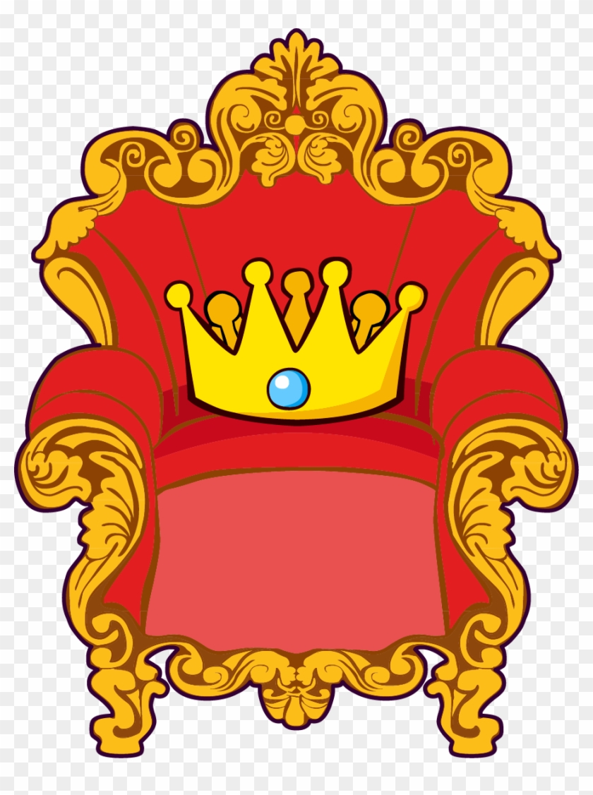 Visual Arts Throne Cartoon Clip Art - Cartoon Crown And Throne #266372