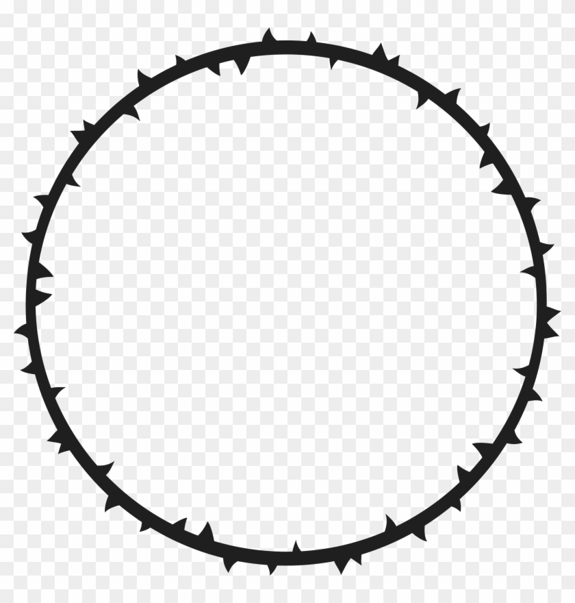 Crown Of Thorns Iii - Blank Clock Face Png #266380