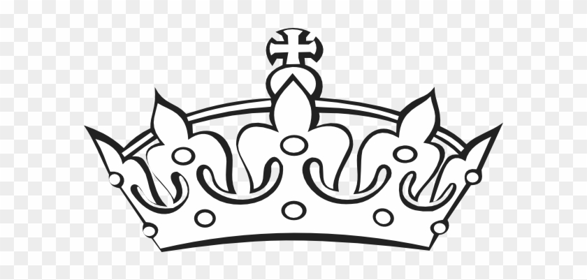 Royal Crown Cliparts - Black And White King Crown #266397