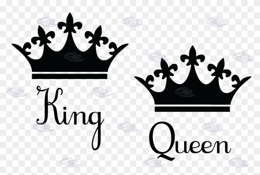 King And Queen Crown Clipart - King And Queen Crowns #266414