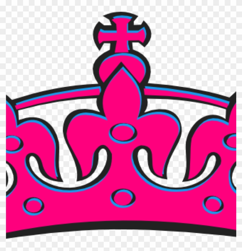 Tiara Clip Art Pink Tilted Tiara Clip Art At Clker - Blue Tiara Clip Art #266450