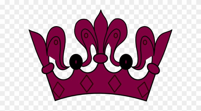 Burgundy Crown Clip Art - Burgundy Crown #266469