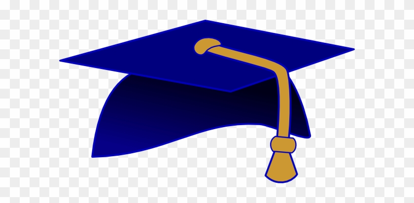 Navy Blue Graduation Cap Clipart #266473