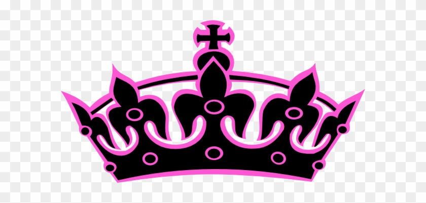 Black And Pink Crown Png #266489