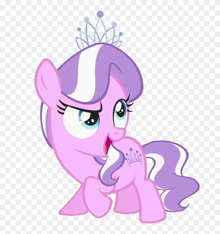 Diamond Tiara Smile Vector By Kawaiinikki On Clipart - Mlp Diamond Tiara Vector #266497