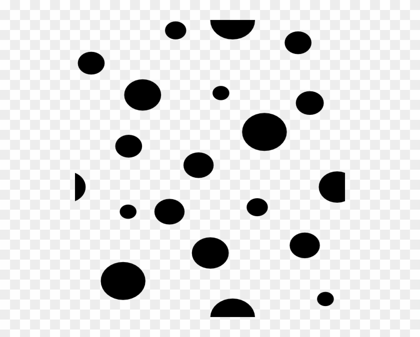 Black - Black Polka Dot Clipart #266533