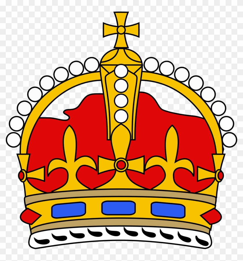 Royal Crown Curved Simple - Crowns On Flags #266562