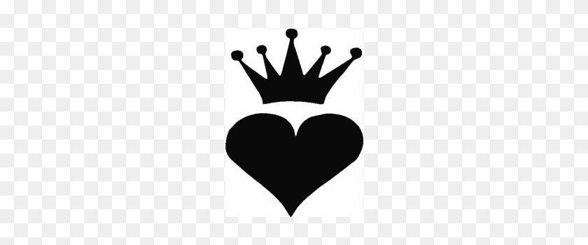 Queen Of Hearts Crown Clip Art Download - Heart With A Crown #266600