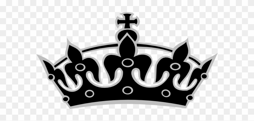 Tiara Clip Art At Clker - Black King Crown Png #266602