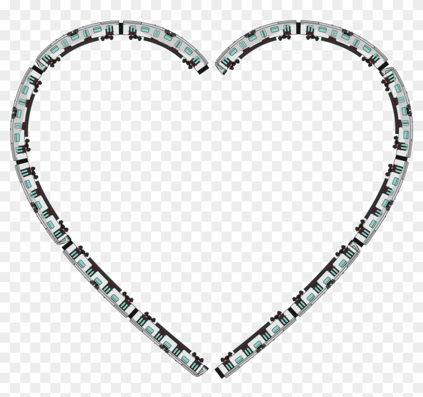 Free Clipart Of A Train Border - Native American Heart Clip Art #266671
