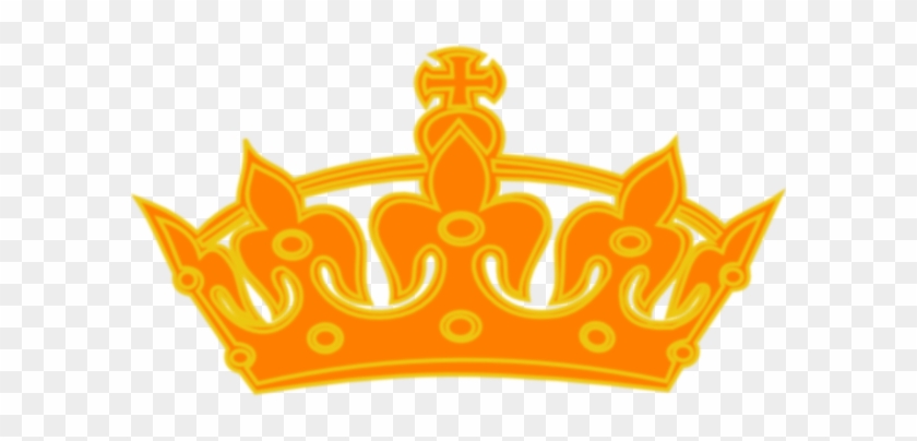 Orange Yellow Crown Clip Art At Clker - King Crown #266690