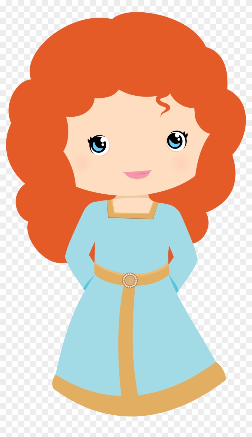 Free Princess Merida Brave Clip Art - Merida Cute Png #266761