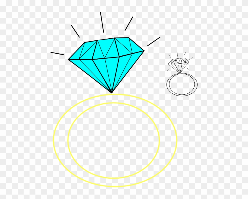Diamond Clip Art - Small Engagement Ring Clipart #266770