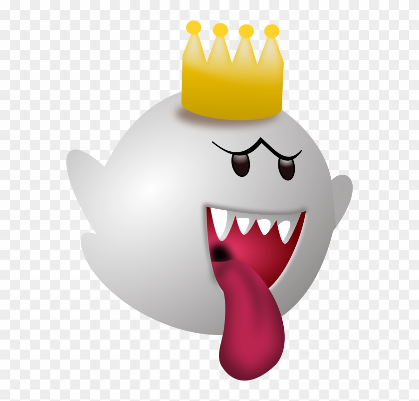 Royal Crown Clip Art - Mario King Boo Gif #266805